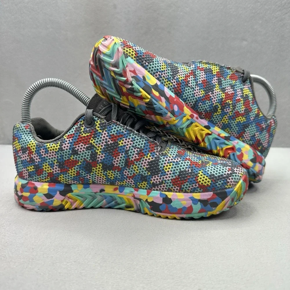 NOBULL Wild Trainer Womens Size 6.5 Shoes Multicolor Pixel Training CrossFit Gym